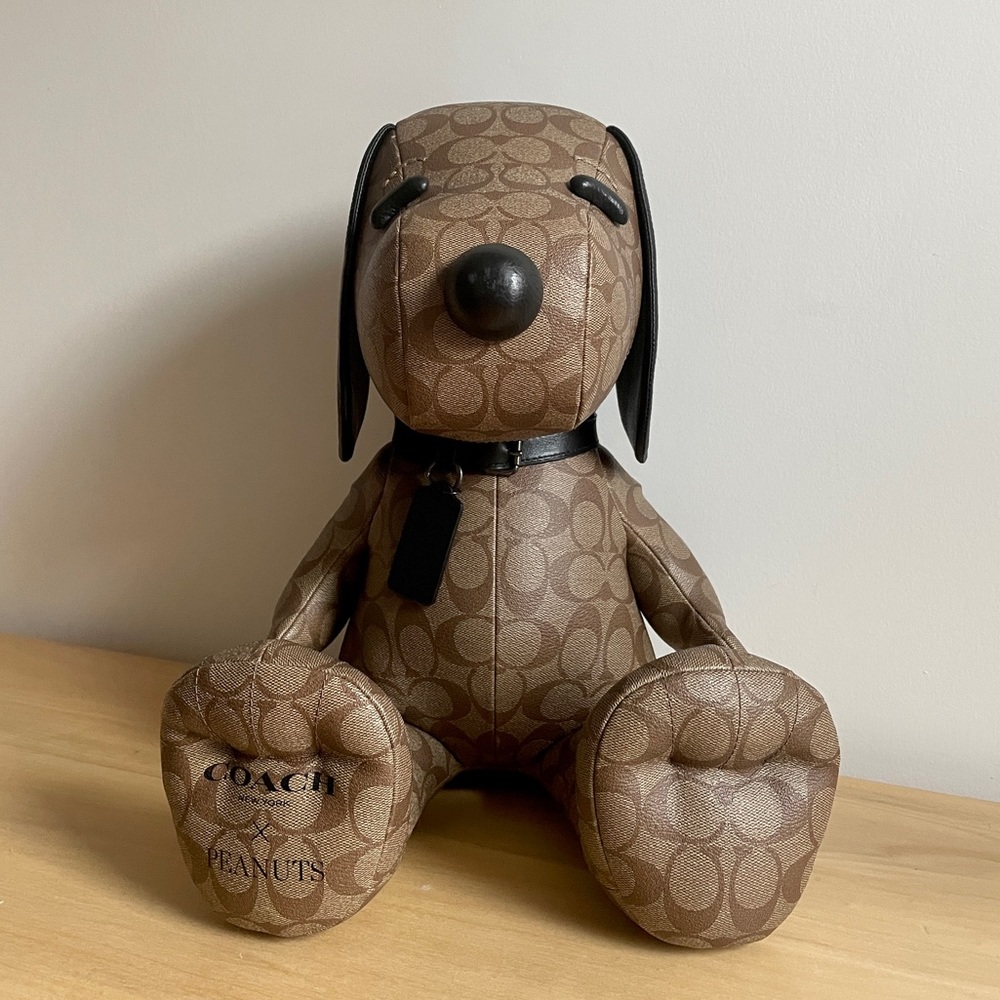 Coach X Peanuts Snoopy Collectible In Signature Canvas